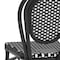 Flash Furniture Lourdes Thonet French Bistro Stacking Chair, Black and White PE Rattan and Black Aluminum Frame SDA-AD642002S-BKWH-BK-GG - alternate 8